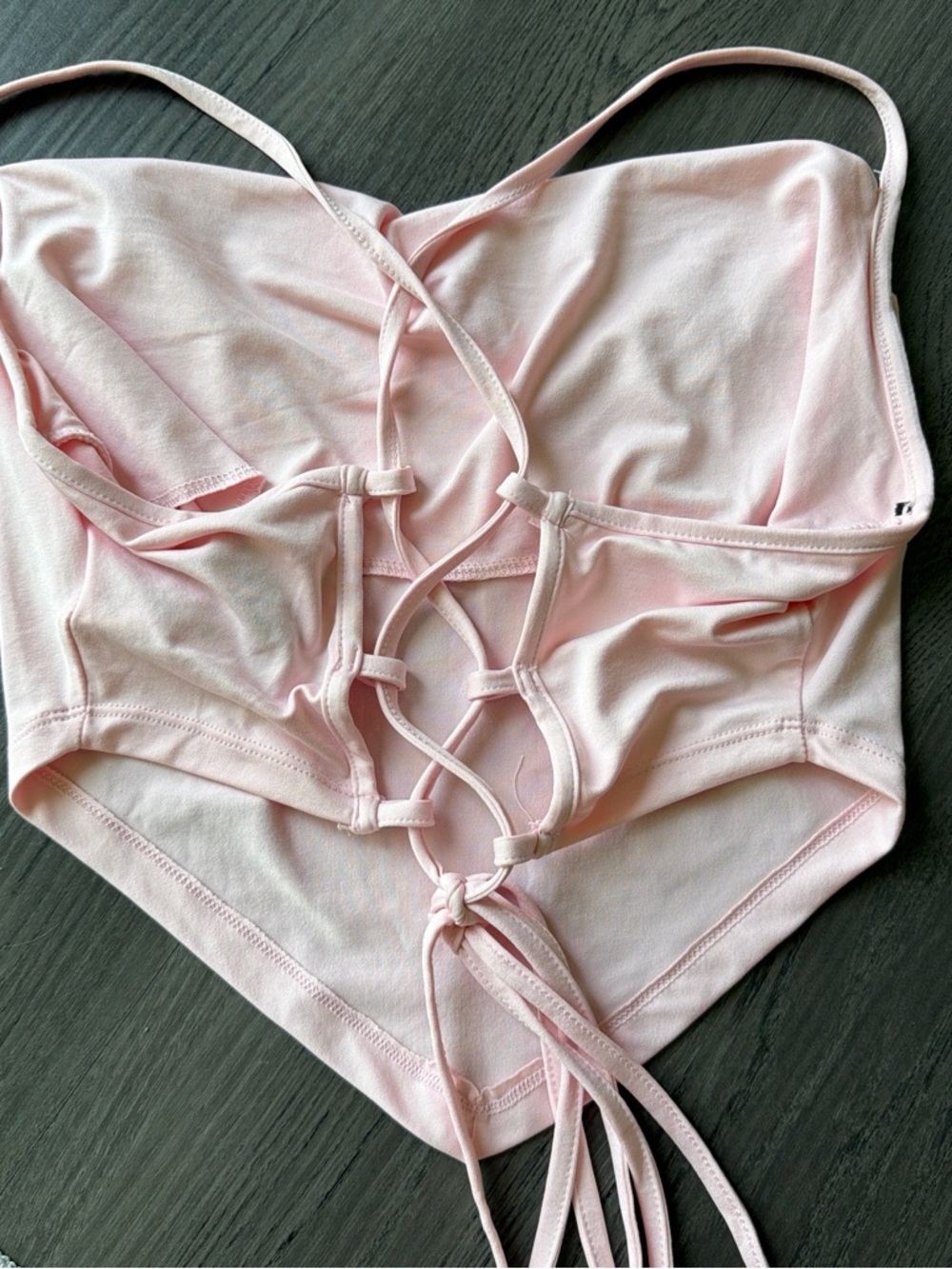 Baby Pink Bandana Top - Picture 2 of 3
